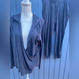 Gray Hoodie and Pants Victoria Lounge Set - Medium